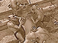 Danni Коул дава голяма свирка и Масаж