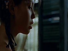 гореща брюнетка дава джантата и удар работа и получава я путка, прикован